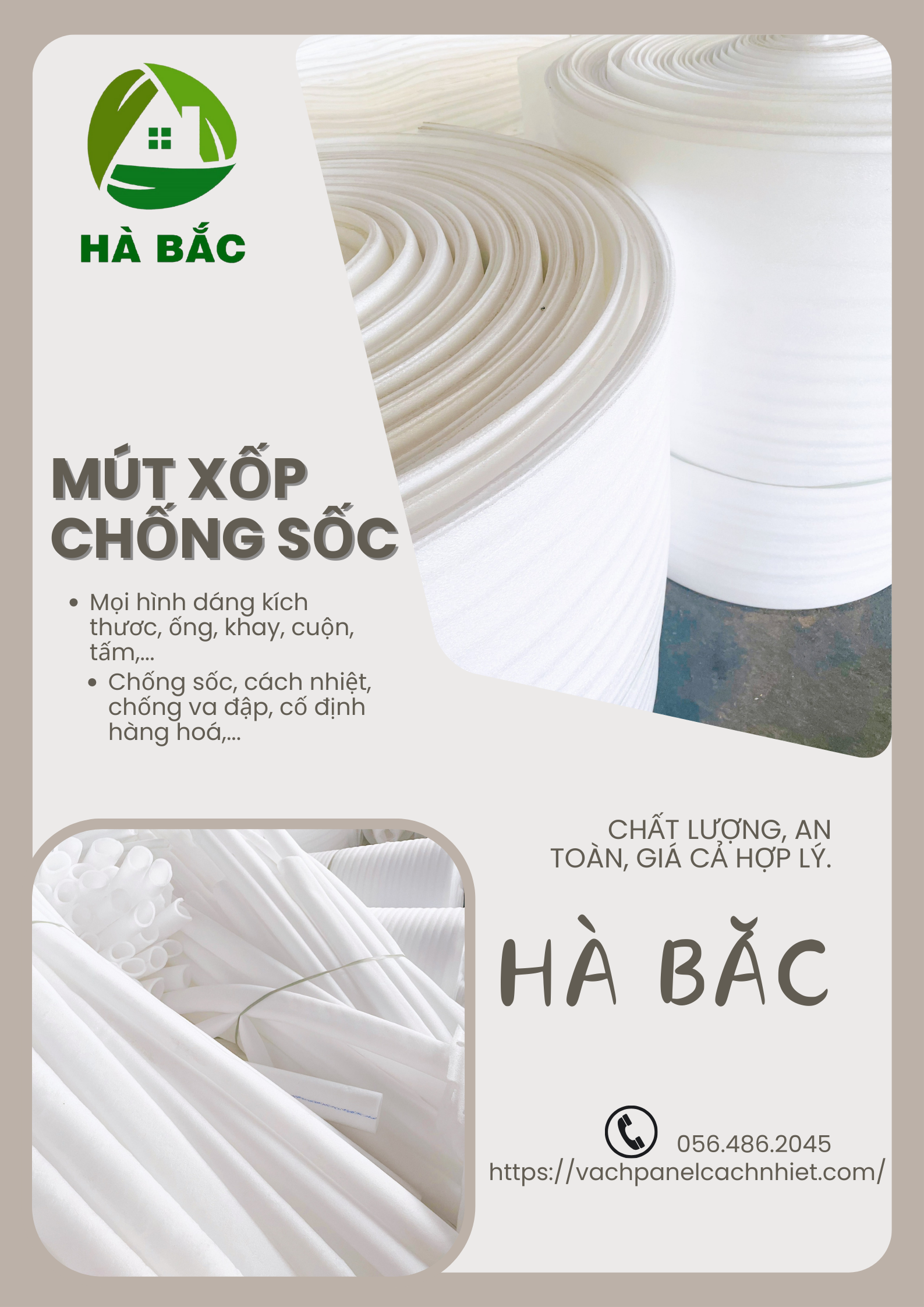 Màng xốp pe foam tại Thuận AN - Bình Dương